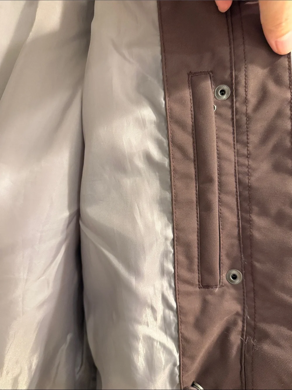 Eddie Bauer Women's Aubergine Charly Utility Rain Jacket - Picture 7 of 9